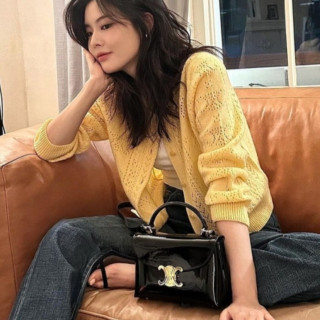 셀린느 트리오페 틴 니노백 페이던트 카프스킨 토트백 118113FYJ