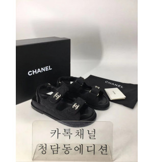 샤넬 벨크로 샌들