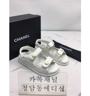 샤넬 벨크로 샌들