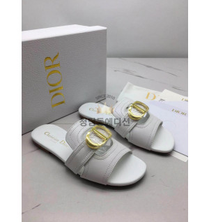 디올 몽테인 플랫 플립플랍 슬리퍼(0.5cm/4cm)