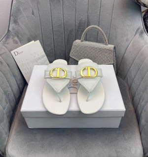 디올 몽테인 플랫 플립플랍 샌들