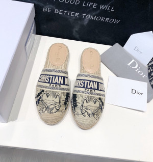 디올 로고자수 뮬