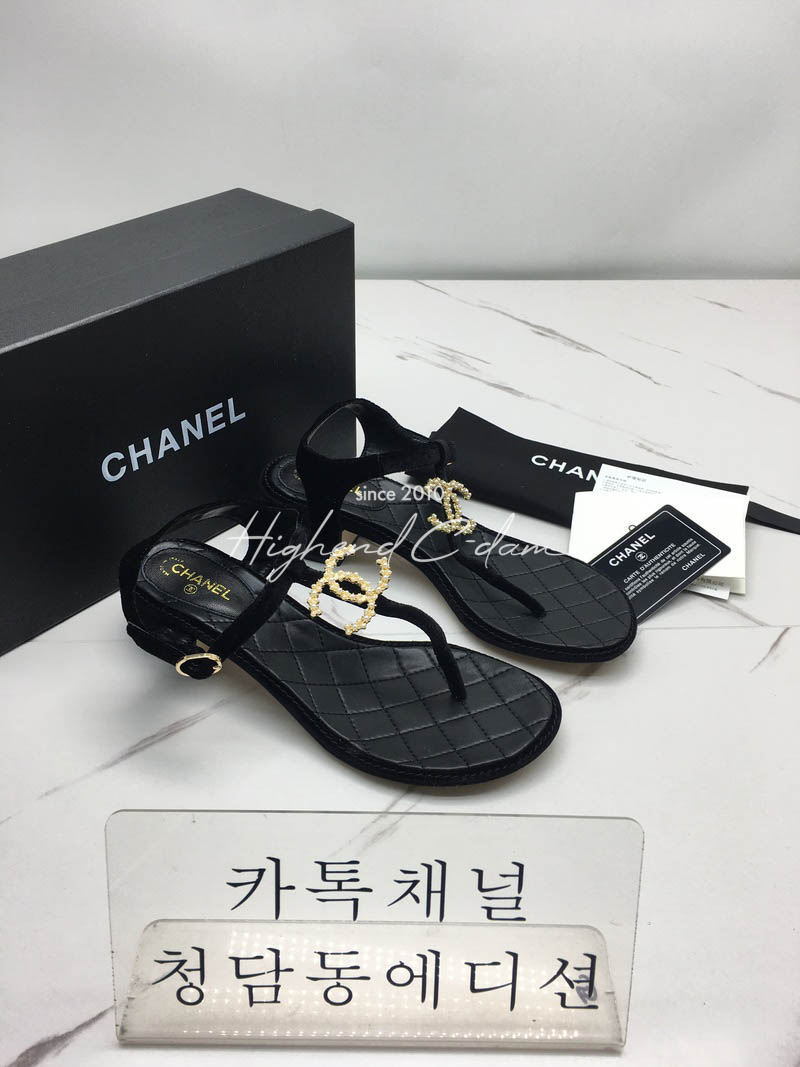 샤넬 CC로고 샌들