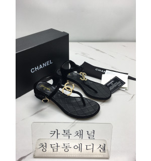 샤넬 CC로고 샌들