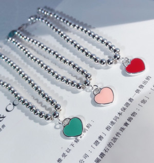 티파니앤코 하트 실버 팔찌 (3COLOR)