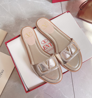 발렌티노 V로고 슬리퍼