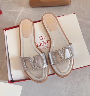 발렌티노 V로고 슬리퍼