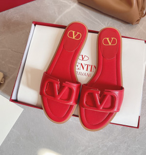 발렌티노 V로고 슬리퍼