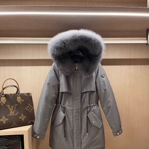 프라다 폭스퍼 숏패딩 (100% 리얼 폭스퍼)