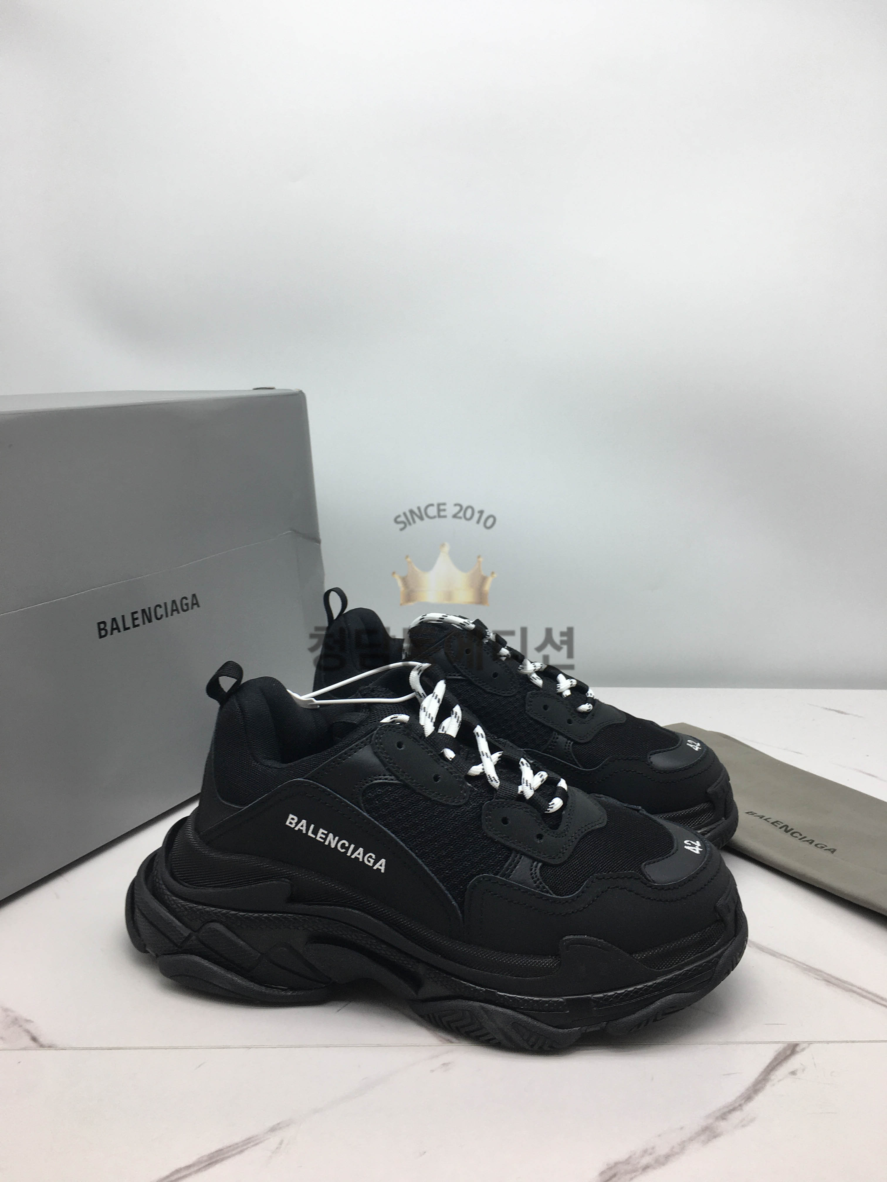 [Zh공장] 발렌시아가 트리플s 블랙 (남녀공용)