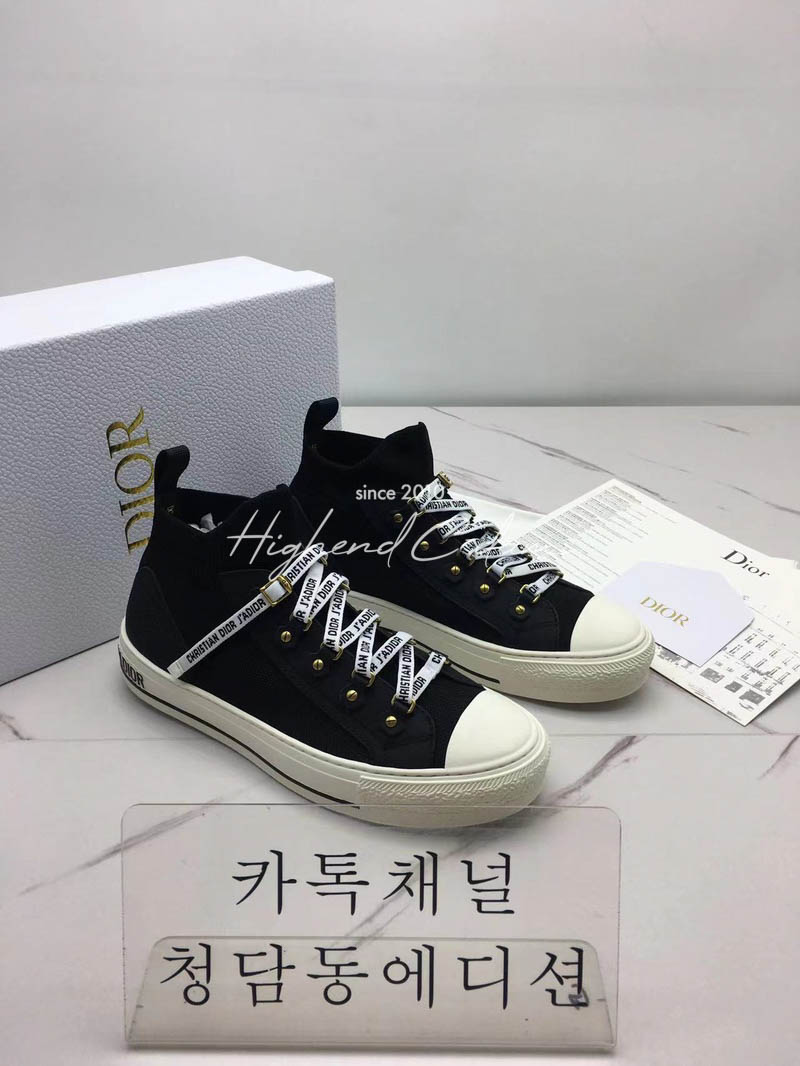 디올 워크앤디올 하이탑 스니커즈