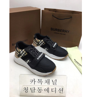 버버리 빈티지 체크코튼 스니커즈 (남녀공용)