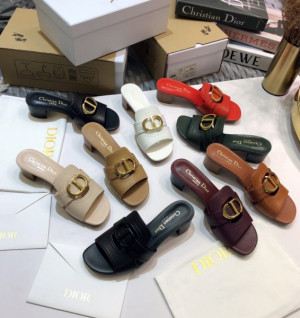 디올 CD 슬라이드 (굽4.5cm)