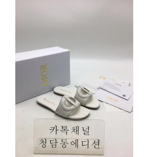 디올 D 클럽 카프스킨 슬라이드 (6color)