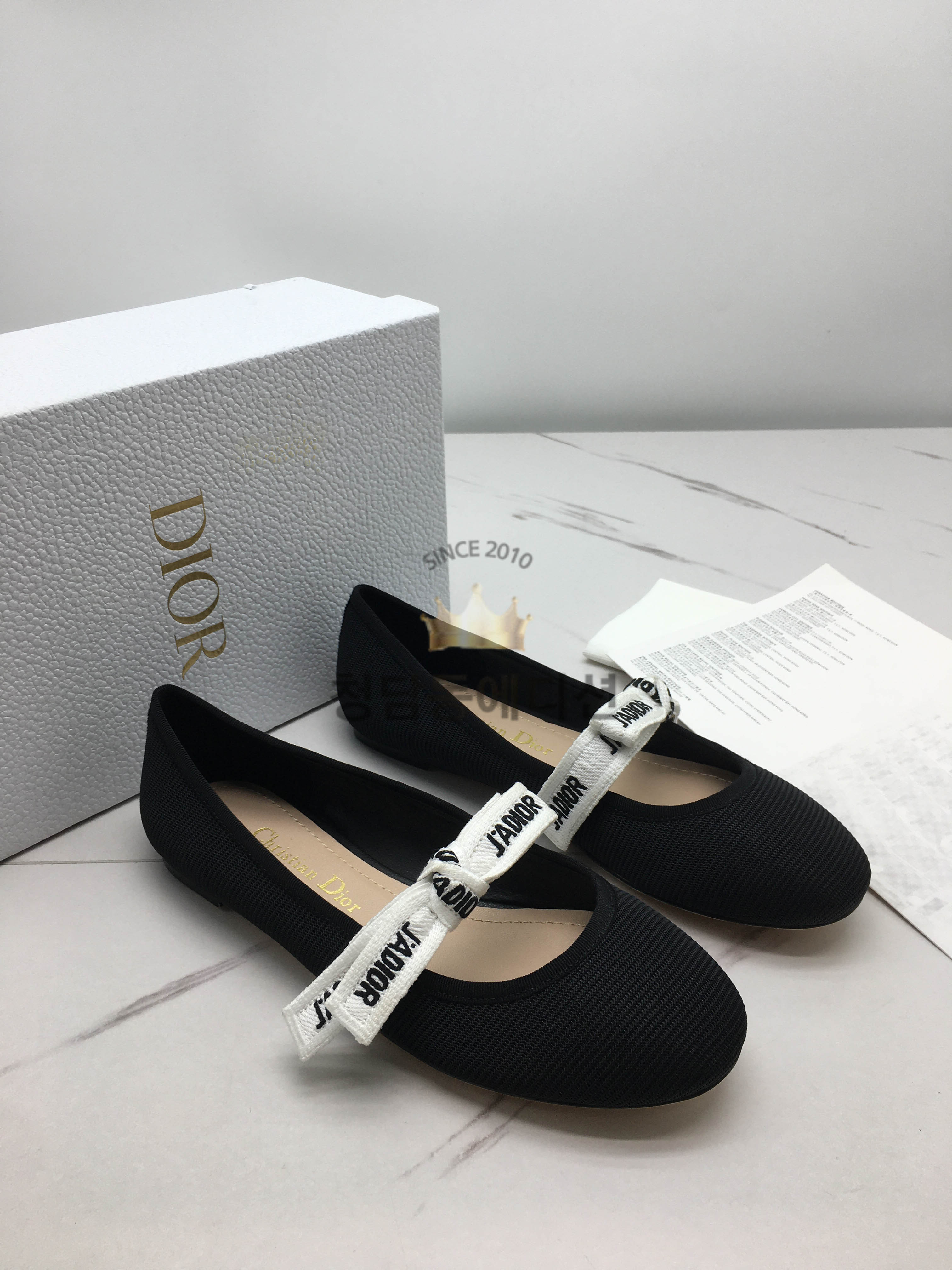 디올 J`a dior 발레리나 플랫슈즈