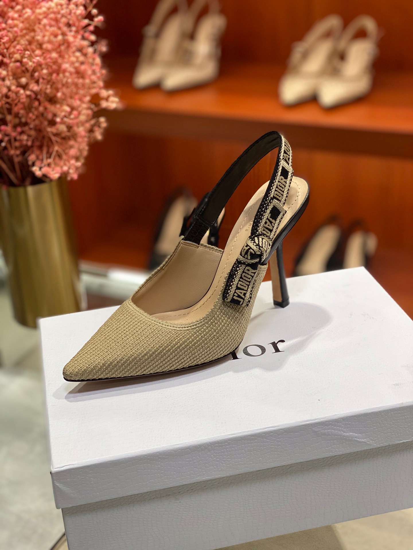 디올 J`a dior 슬링백 힐 (굽1.5cm/6.5cm/9.5cm)