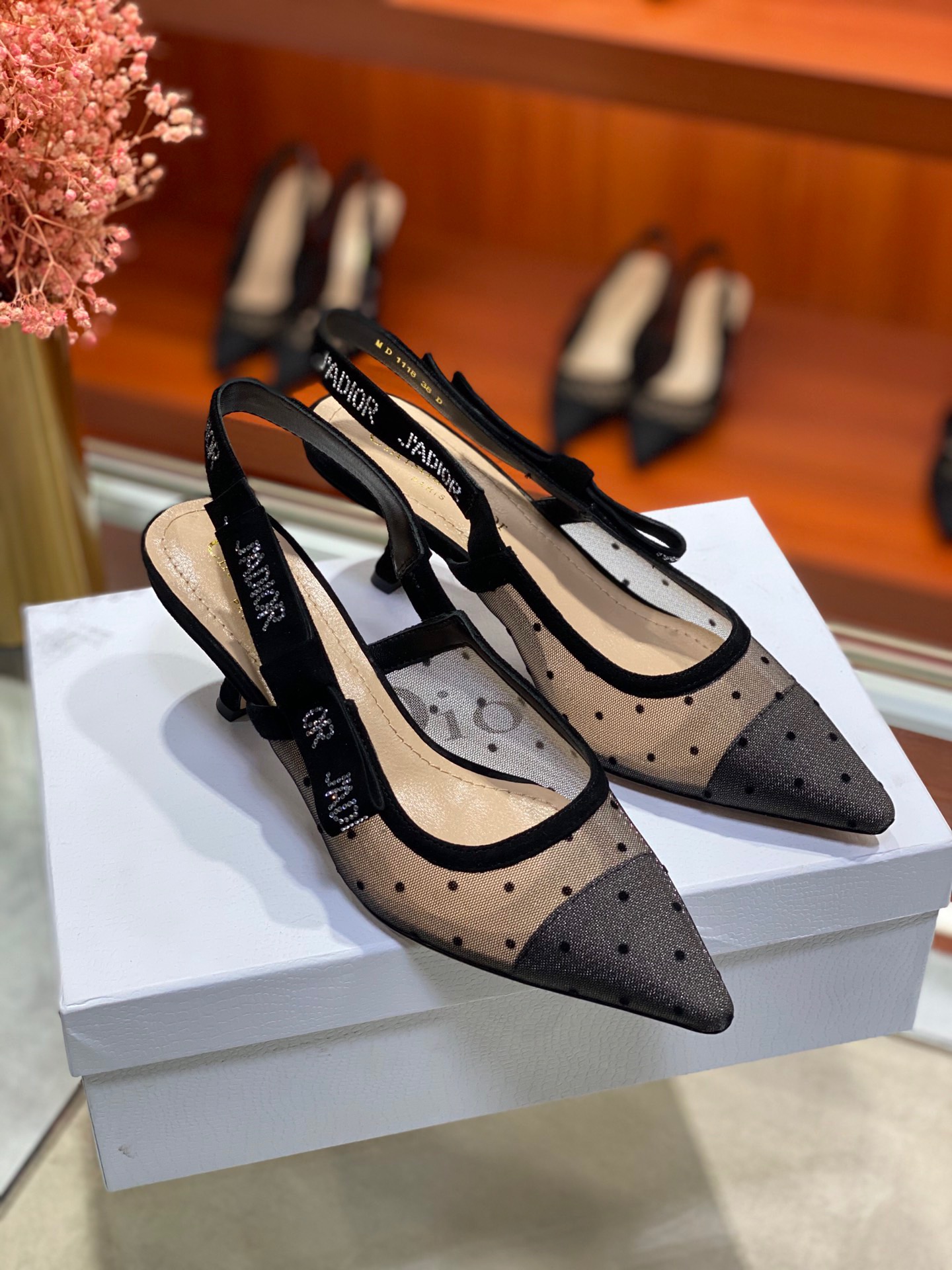 디올 J`a dior 슬링백 힐 (굽1.5cm/6.5cm/9.5cm)