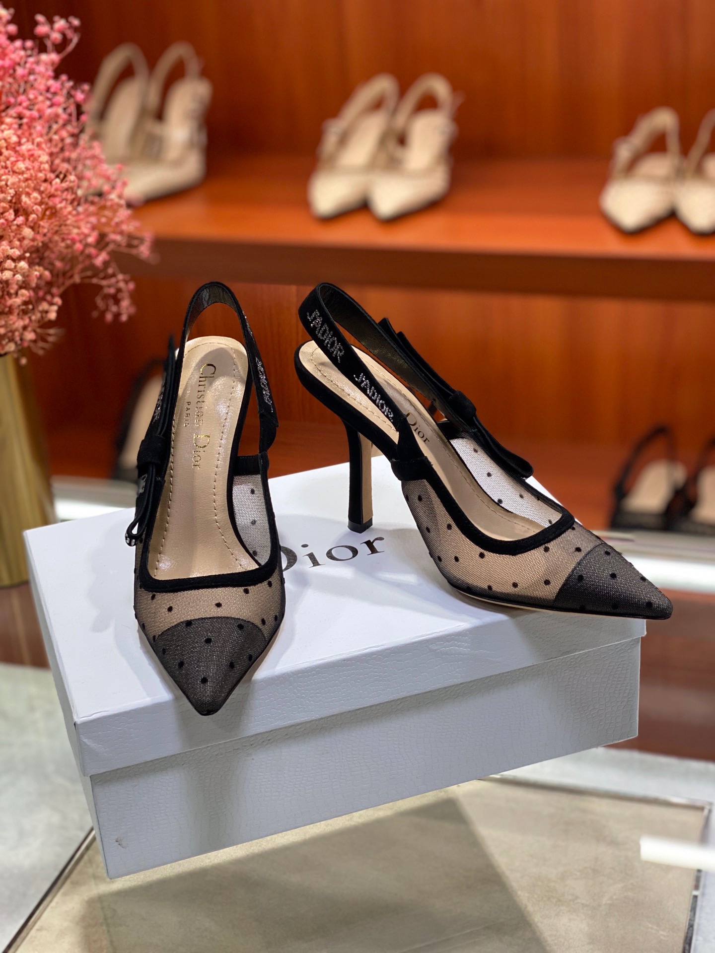 디올 J`a dior 슬링백 힐 (굽1.5cm/6.5cm/9.5cm)