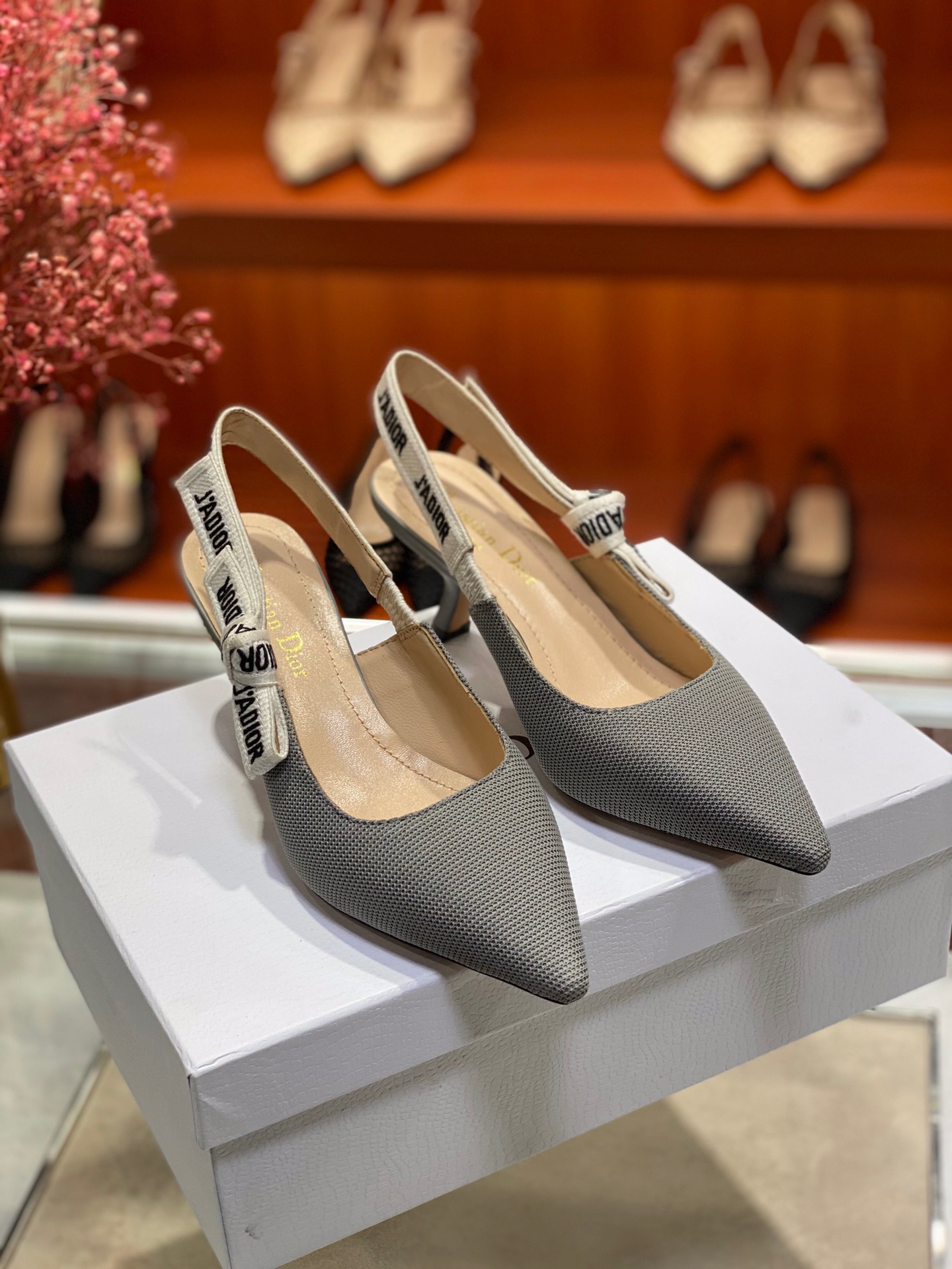 디올 J`a dior 슬링백 힐 (굽1.5cm/6.5cm/9.5cm)