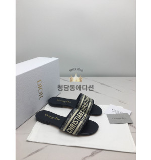 크리스찬 디올 슬라이드 슬리퍼 (컬러 네이비) (1cm/5cm)