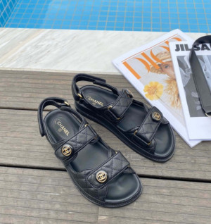 샤넬 벨크로 샌들