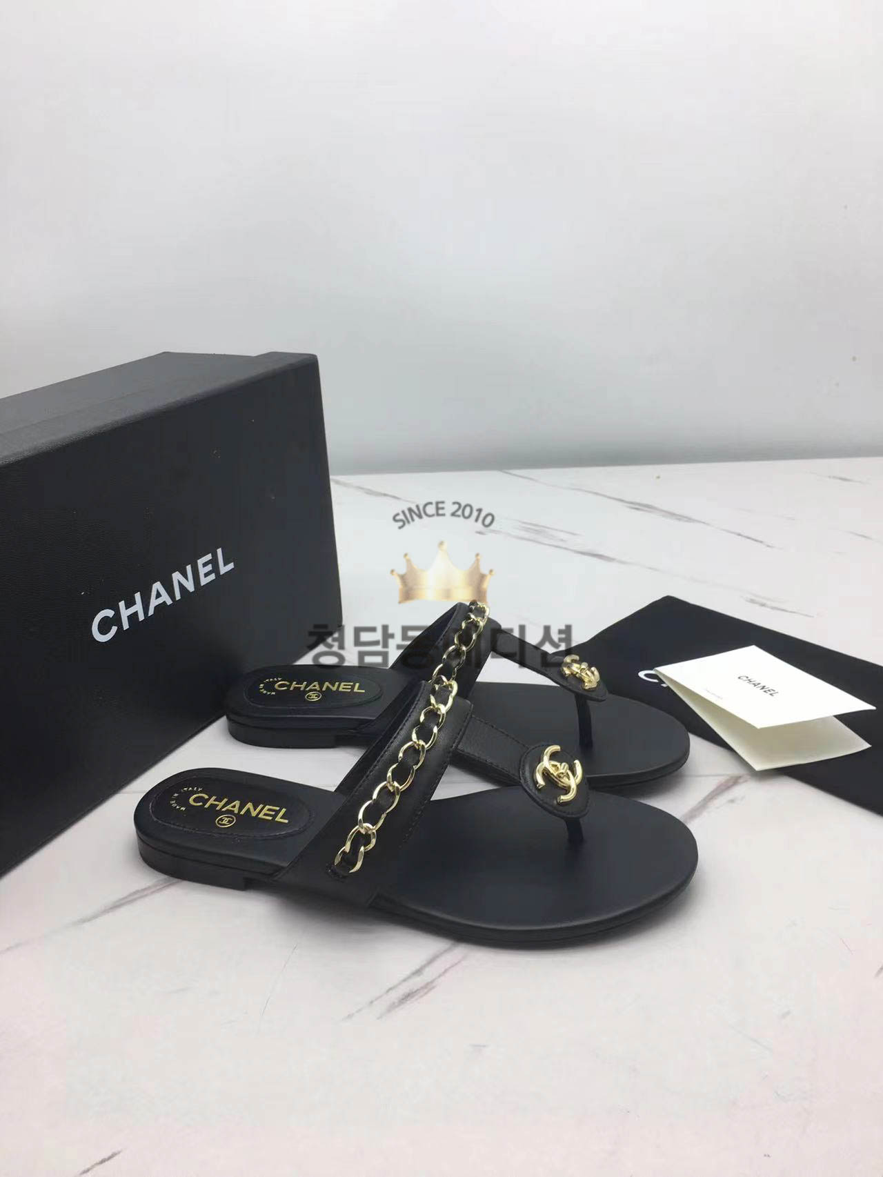 샤넬 슬리퍼 쪼리