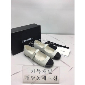 샤넬 메리제인 플랫슈즈