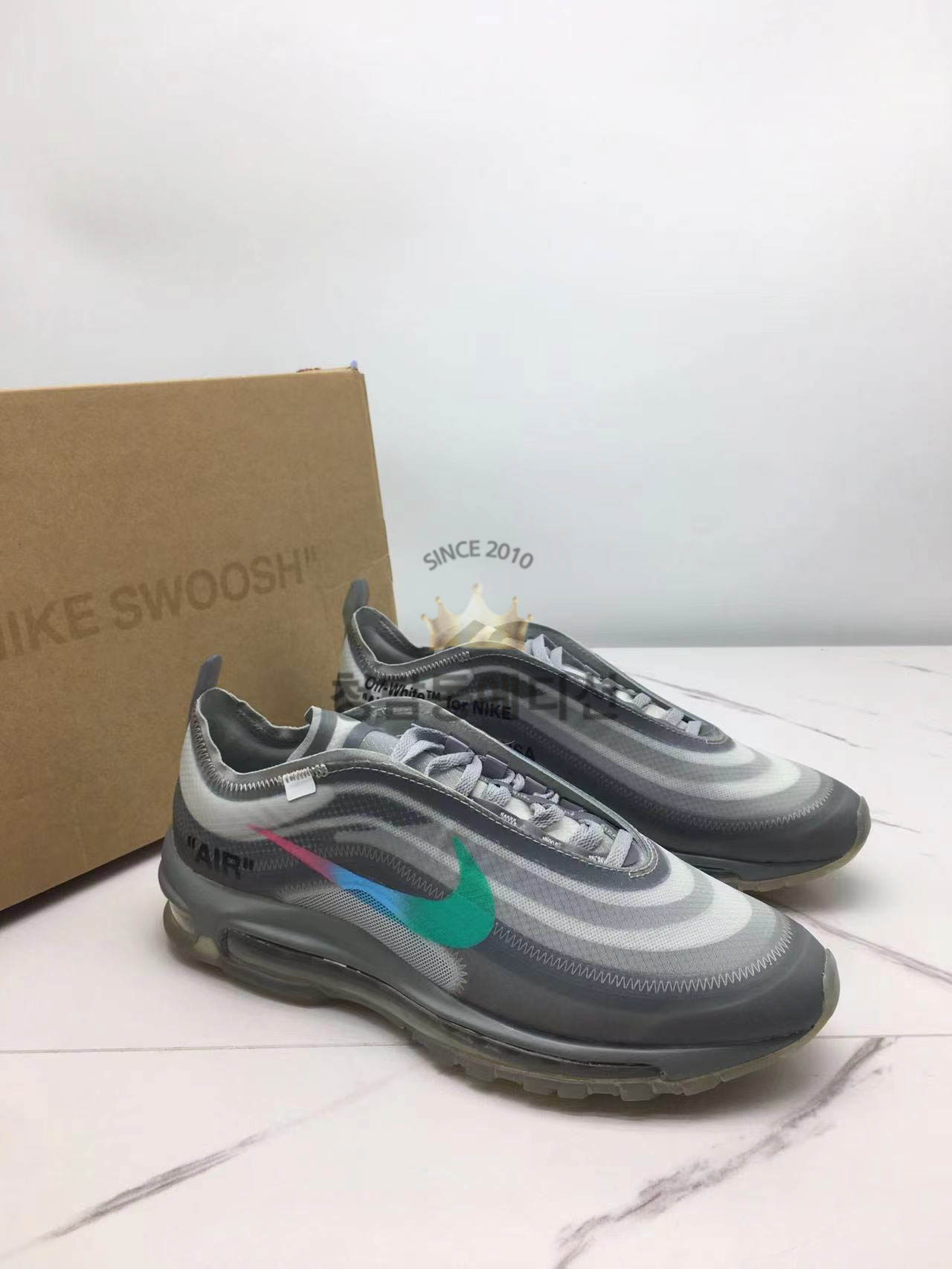 [H12공장]나이키x오프화이트 에어맥스97 (남녀공용)