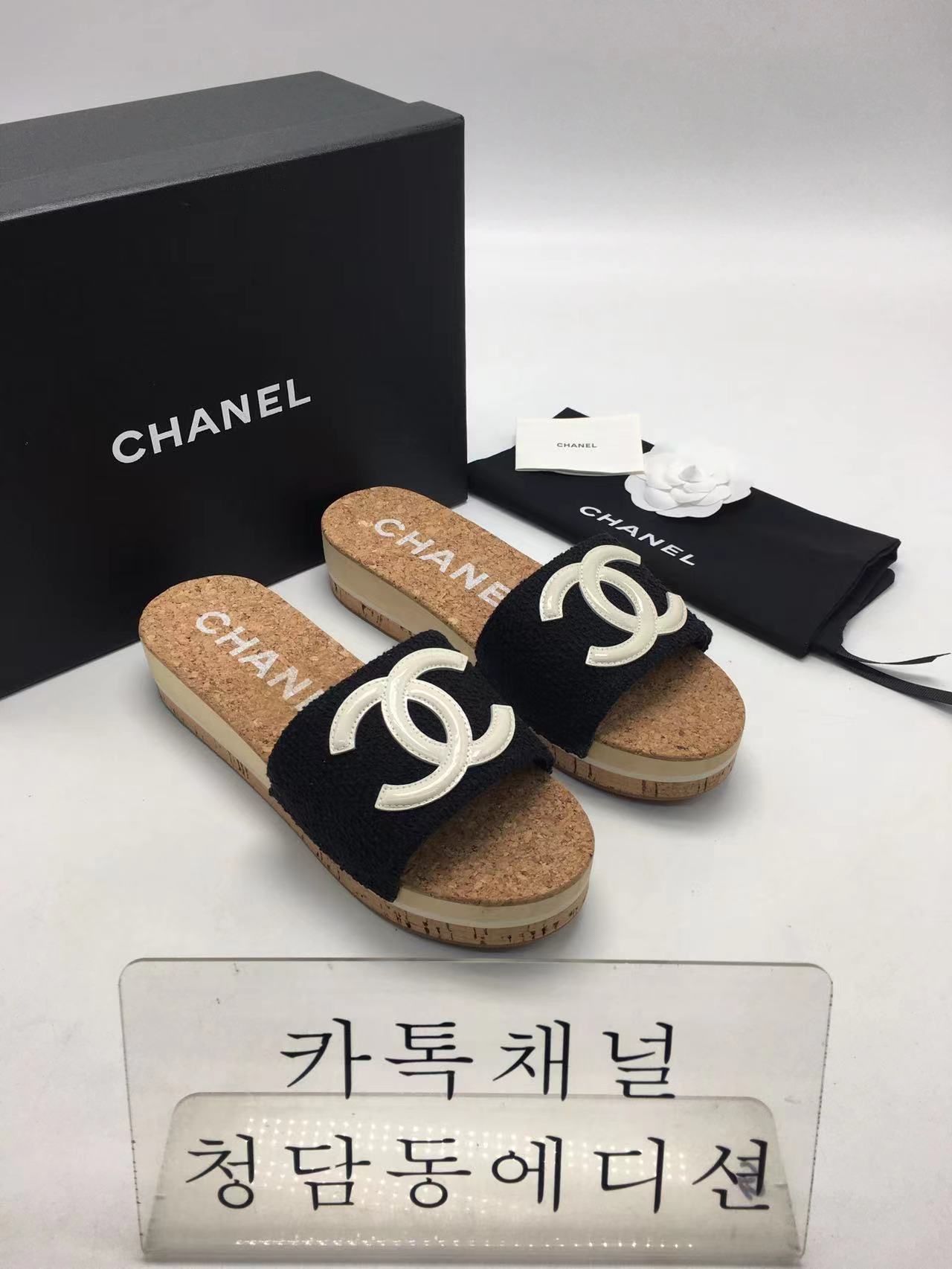 샤넬 에스파듀 샌들