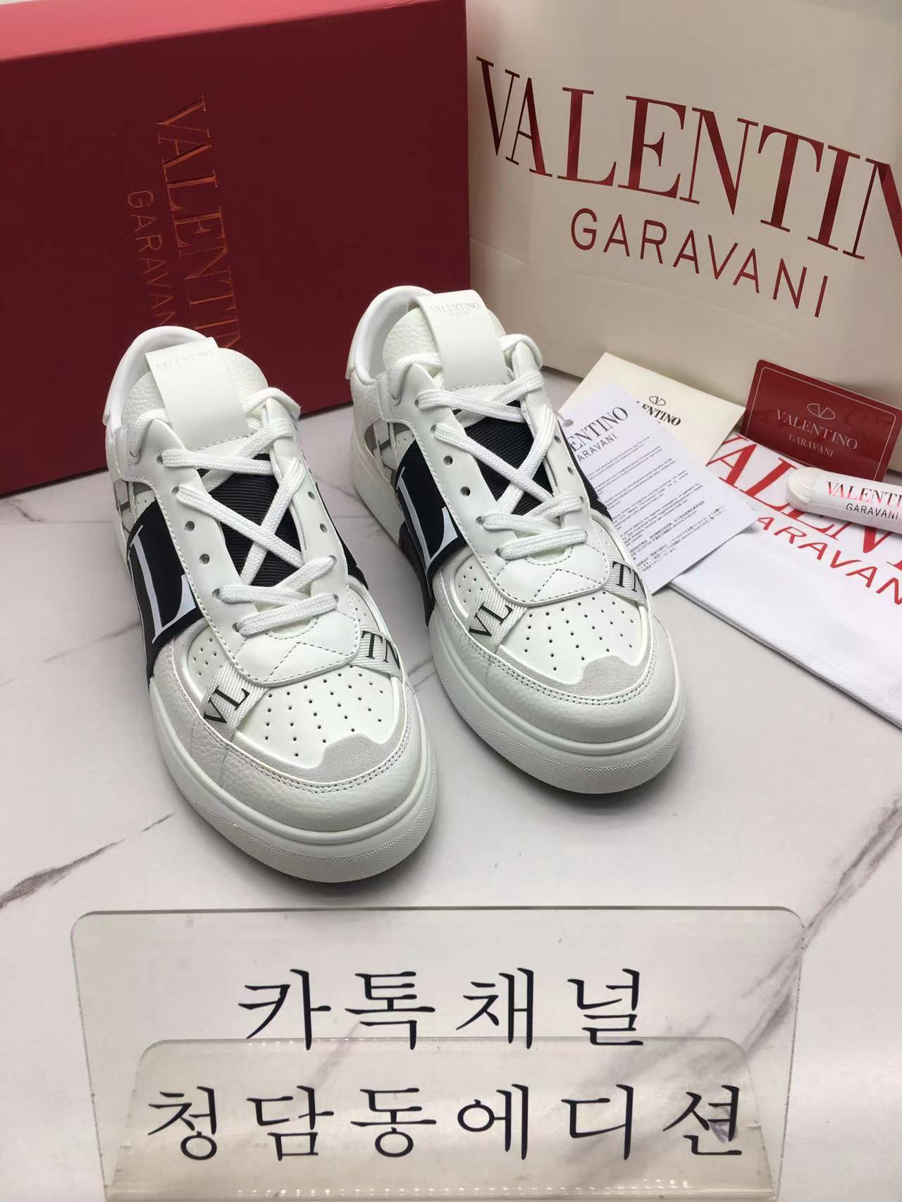 발렌티노 밴딩 스니커즈 (남녀공용)