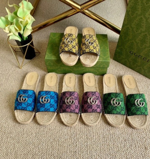 구찌 21ss 멀티 컬러 슬라이드 슬리퍼