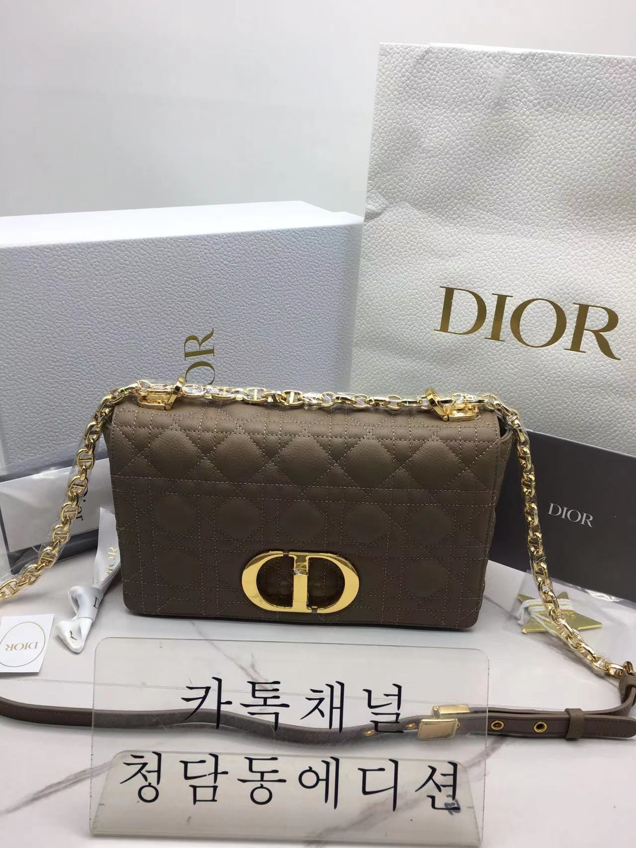 [정품동일가죽] 디올 카로백 미듐 최고퀄