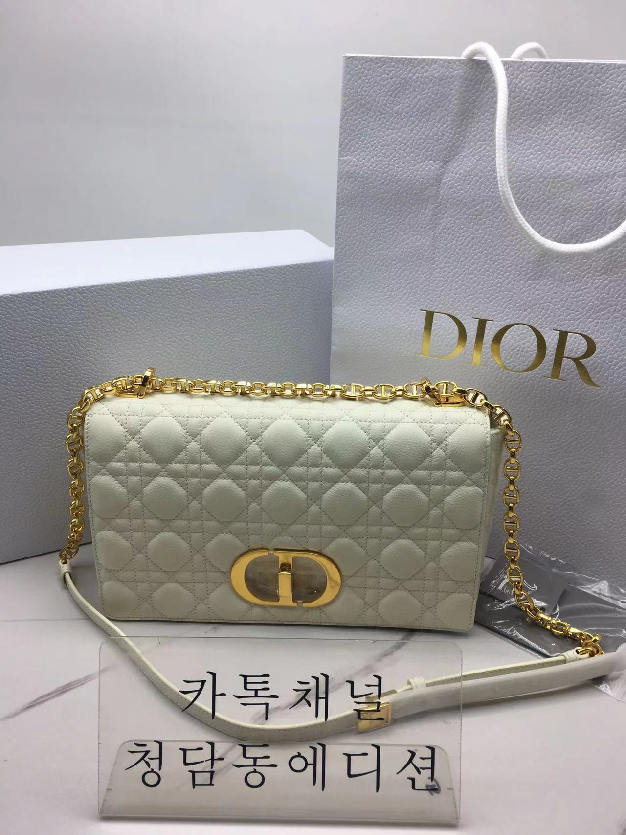 [정품동일가죽] 디올 카로백 라지 최고퀄