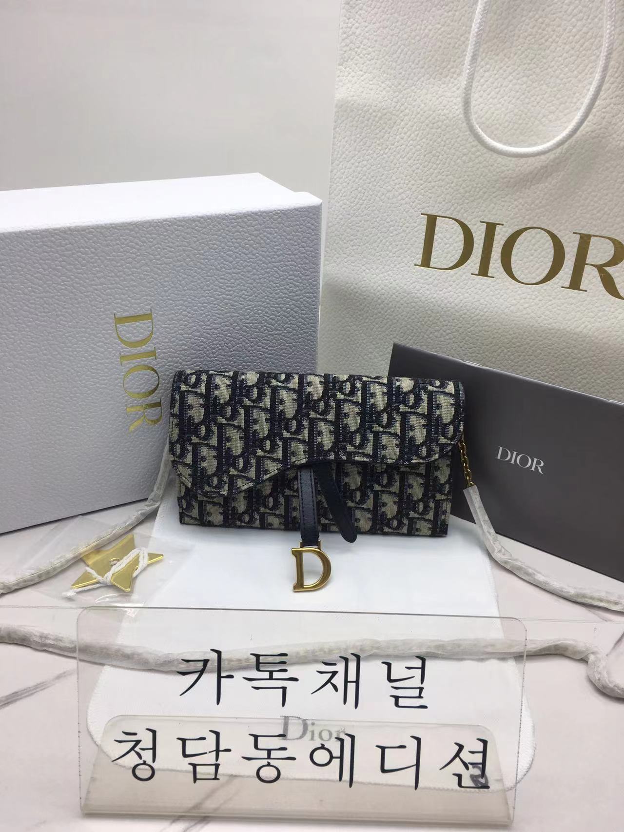 디올 오블리크 체인 WOC 월릿 [정품동일 가죽 최고퀄]