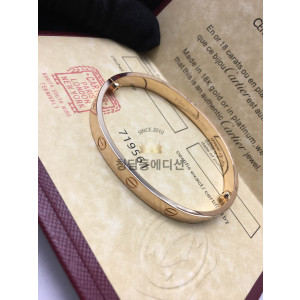 까르띠에 러브 팔찌 (컬러 옐로우골드, 화이트골드, 로즈골드) (V-gold소재)