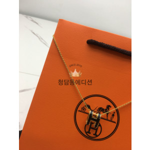 에르메스 팝아슈 목걸이 (컬러 로즈골드, 옐로우골드)