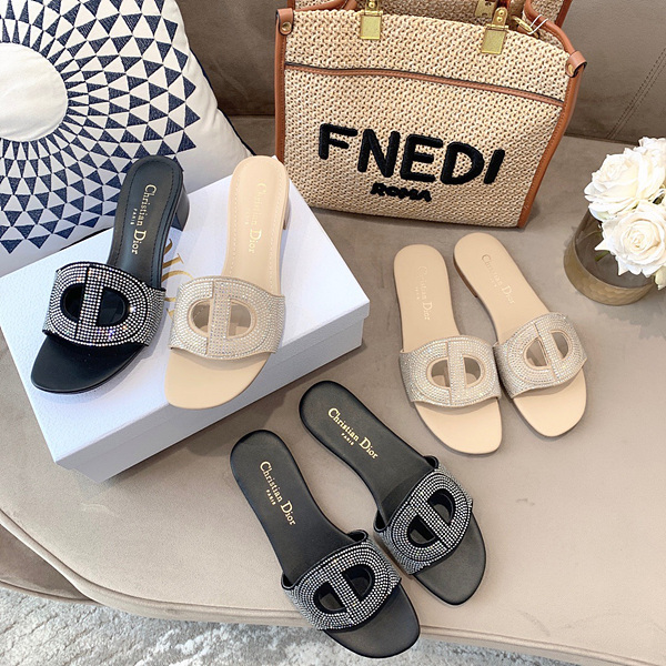 디올 슬라이드 샌들 / 힐