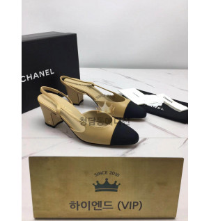 샤넬 투톤 슬링백 미들 하이엔드급