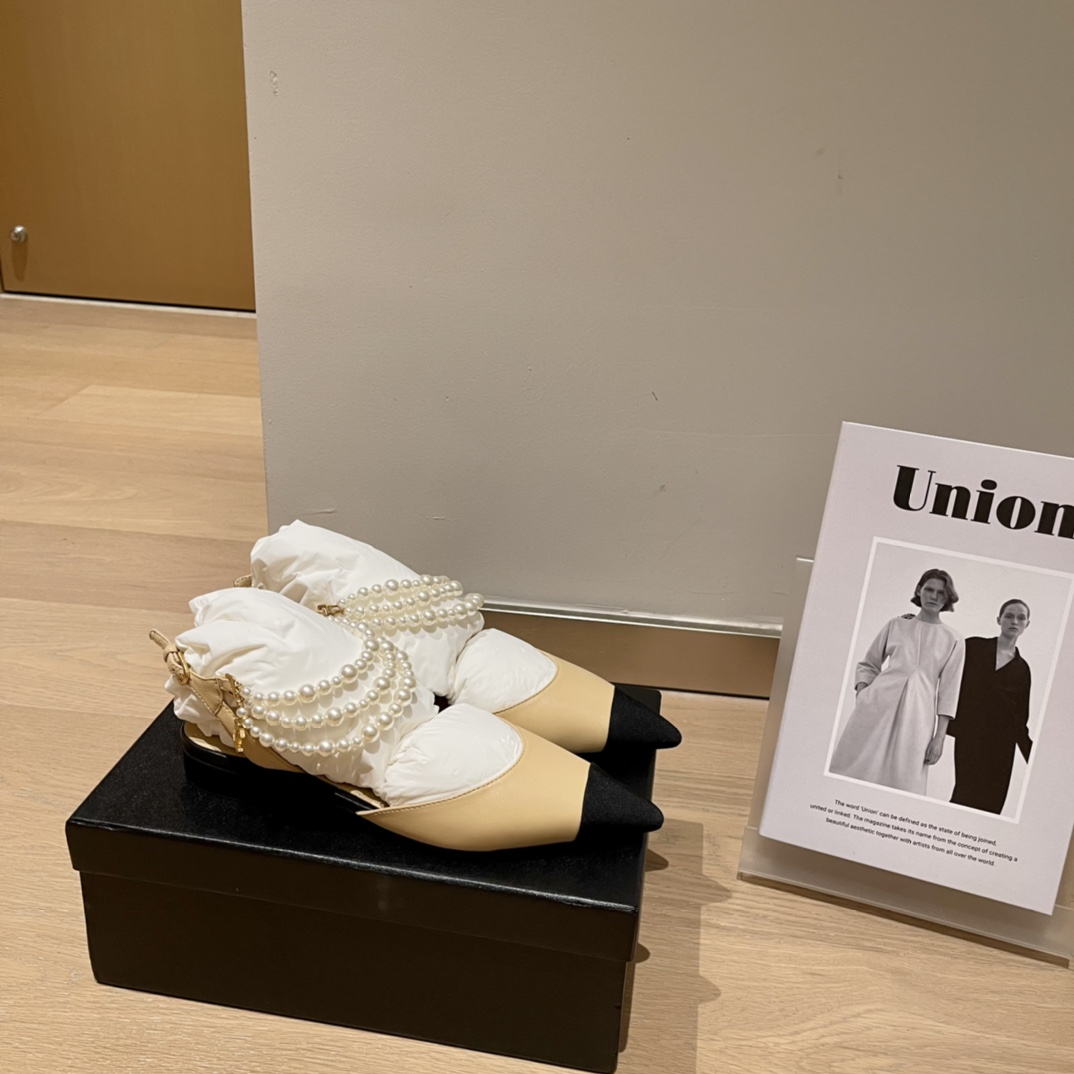 샤넬 진주 슬링백