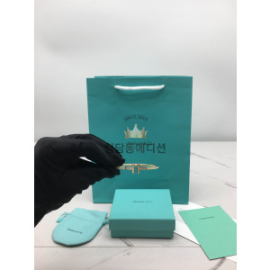 티파니 T와이어 팔찌 (컬러 로즈골드)