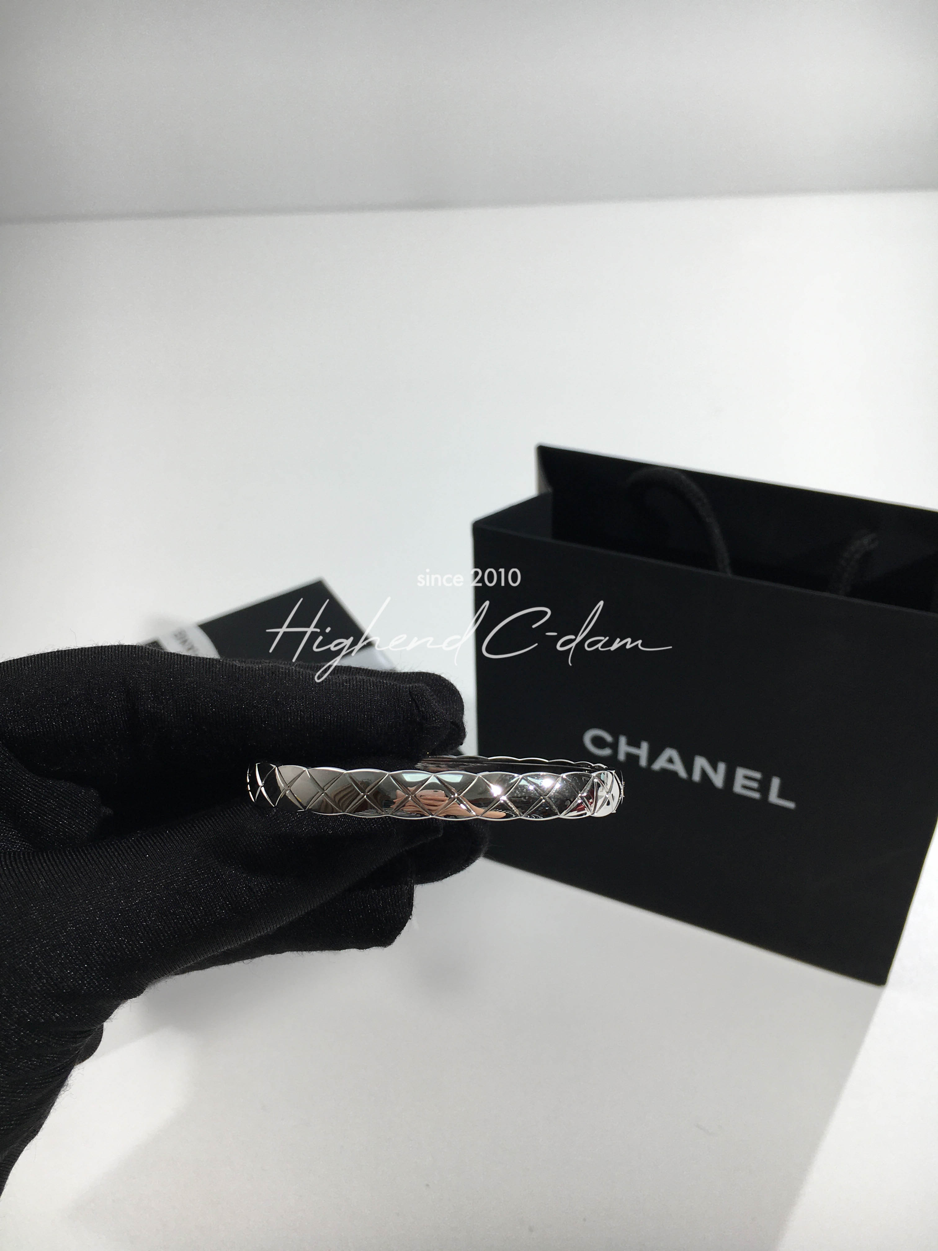 샤넬 코코 크러쉬 팔찌 17CM (컬러 옐로우골드, 화이트골드)