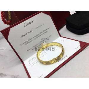 까르띠에 러브 팔찌 풀다이아 6mm (하이엔드급)