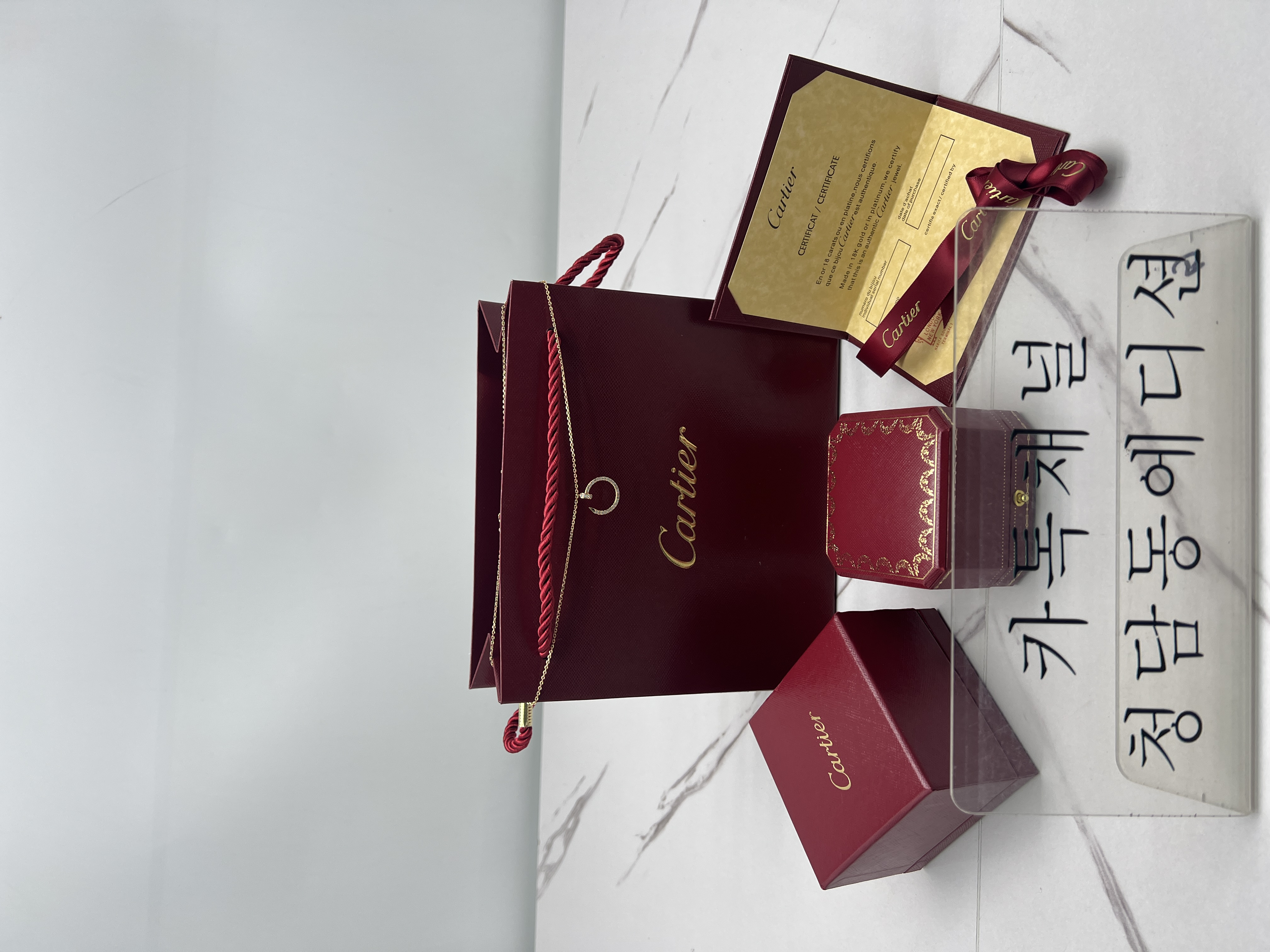 까르띠에 cartier 저스트앵끌루 목걸이 (3COLOR)