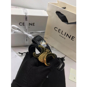 셀린느 벨트 (가죽 유광) (로고 무광/유광)