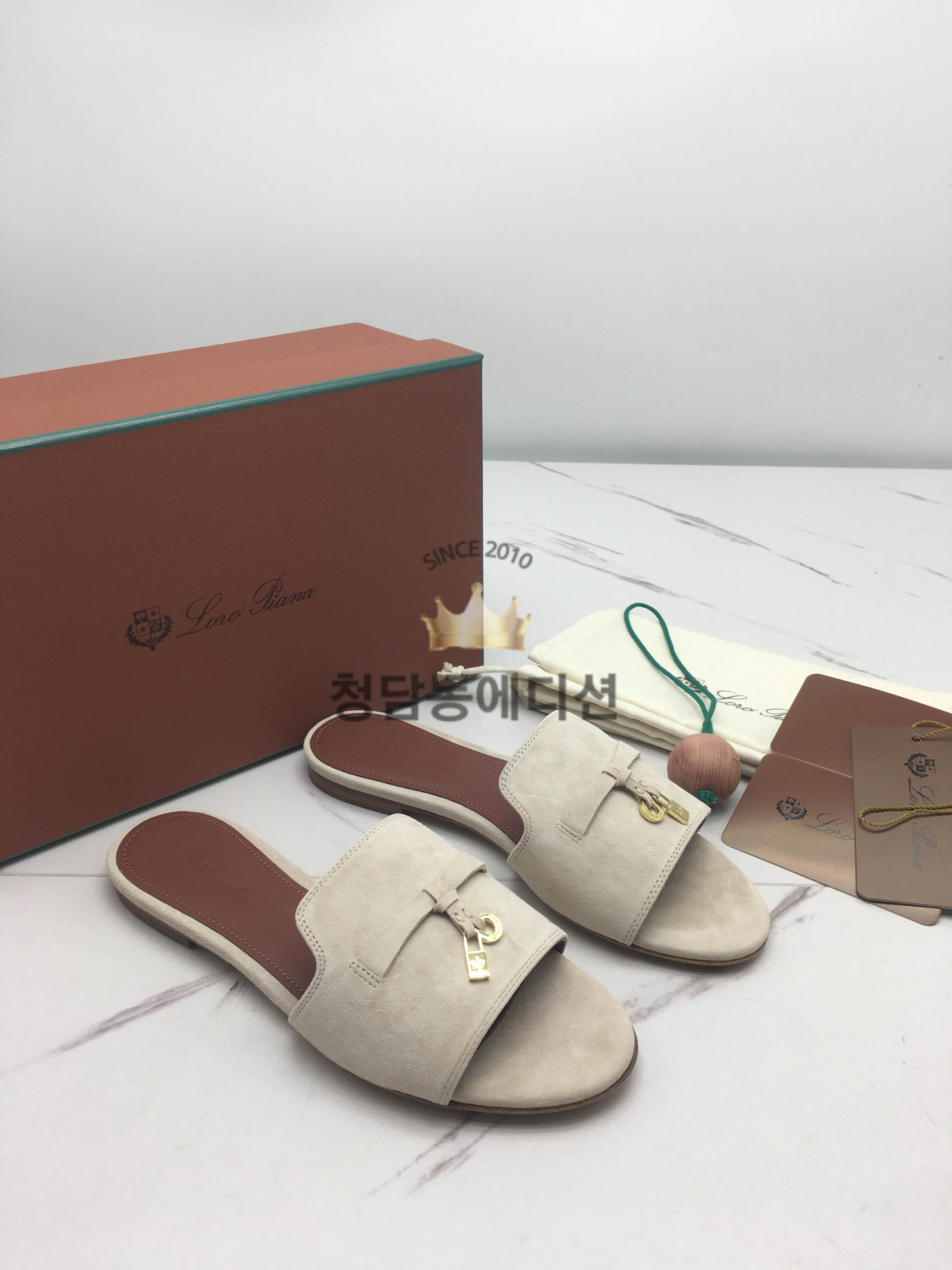 로로피아나 슬리퍼 (4COLOR) 금장