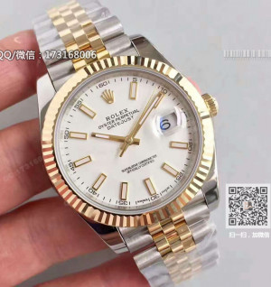 로렉스 데이저스트(스터드 스케일 / 화이트판)126333 ( 31mm / 41mm )