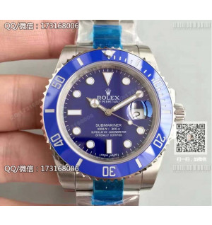 로렉스 서브마리너 블루실버 116619
