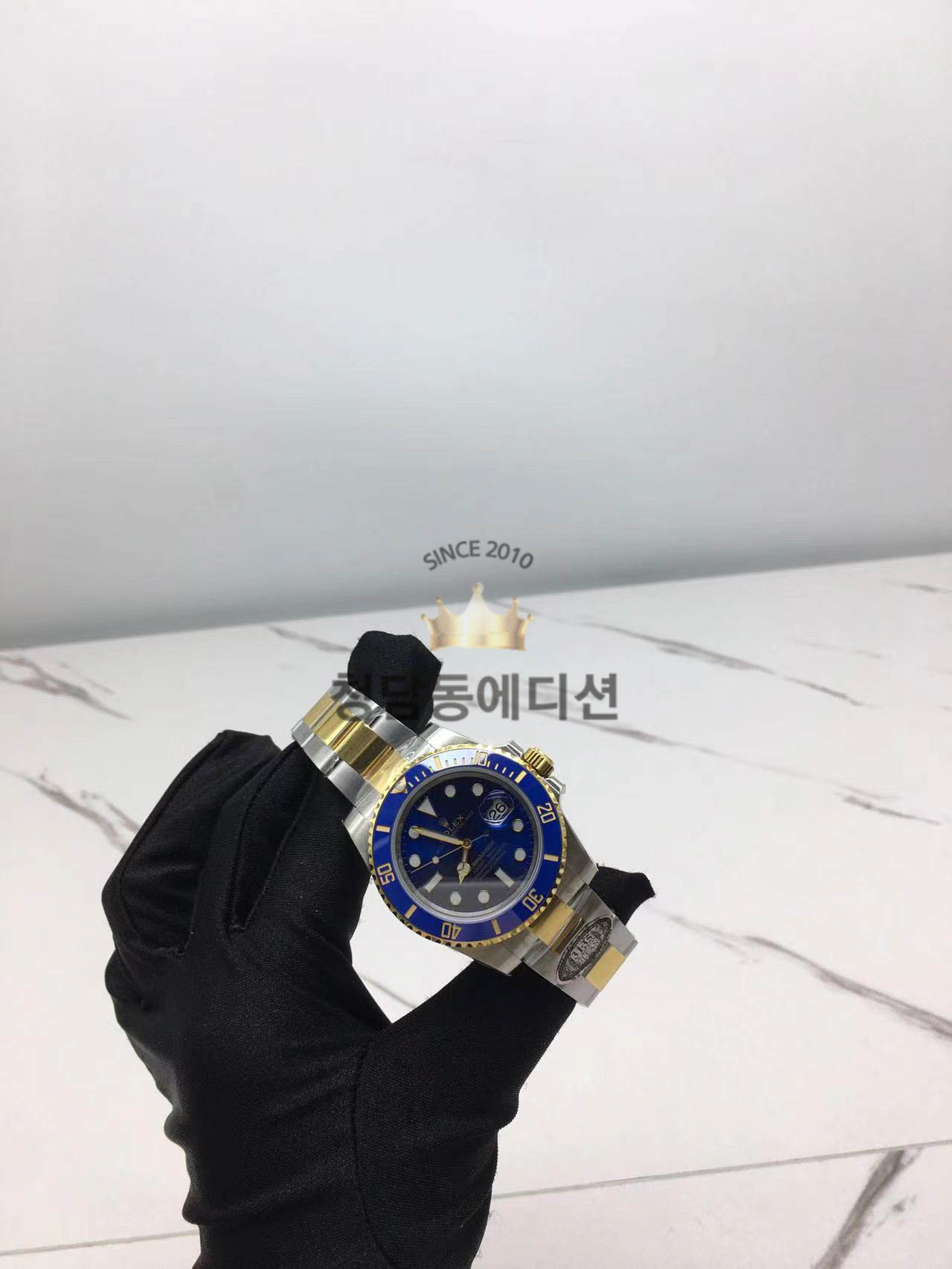 로렉스 서브마리너 블루골드 116613