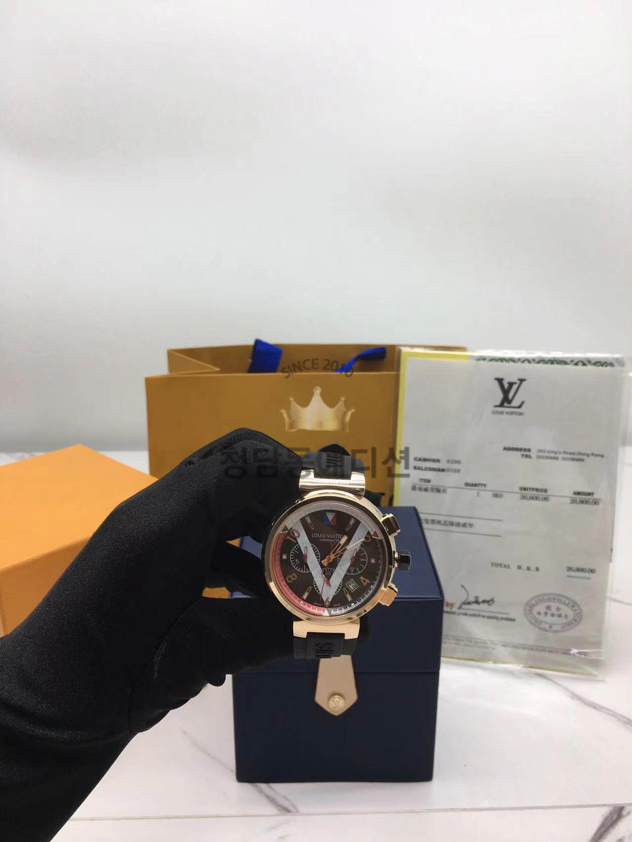 루이비통 땅부르 크로노 그래프