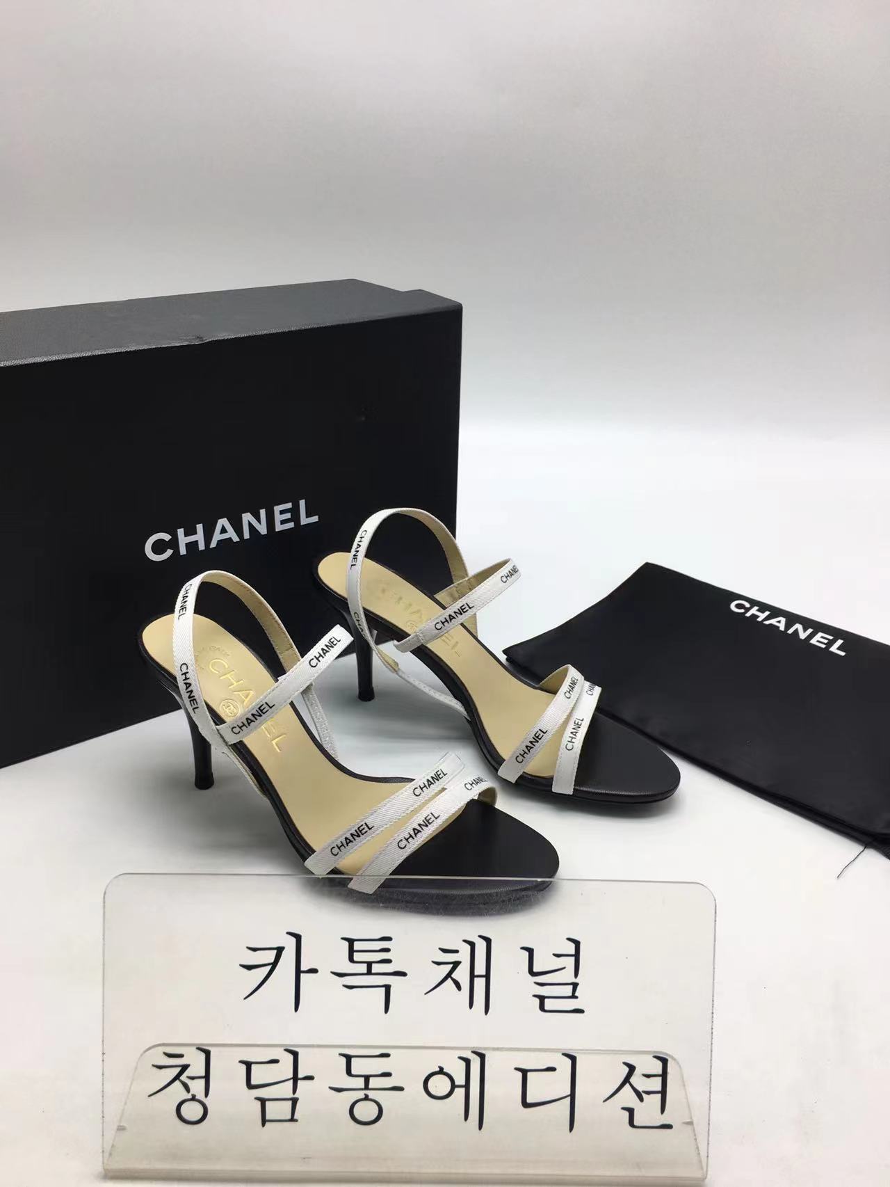 샤넬 샌들 힐